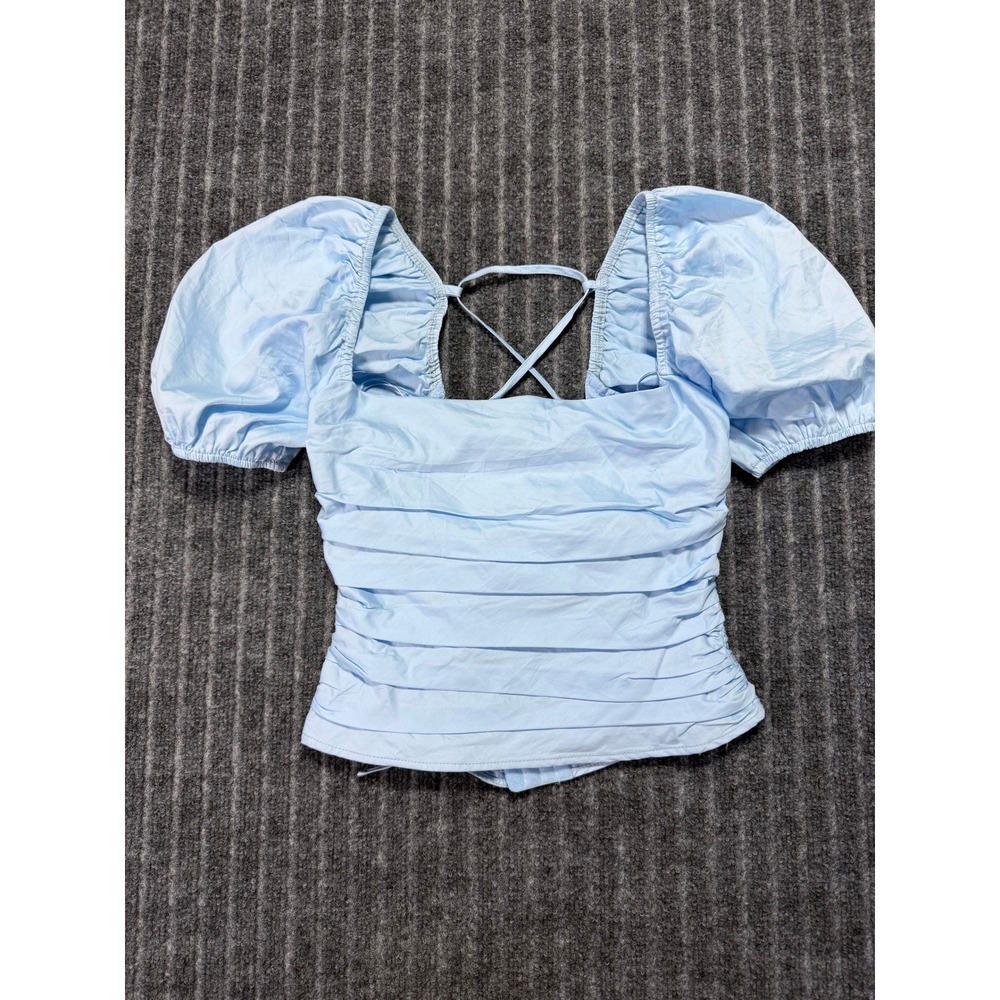American Threads Puff Sleeve Top M Romantic Coquette Fairycore  Cottagecore